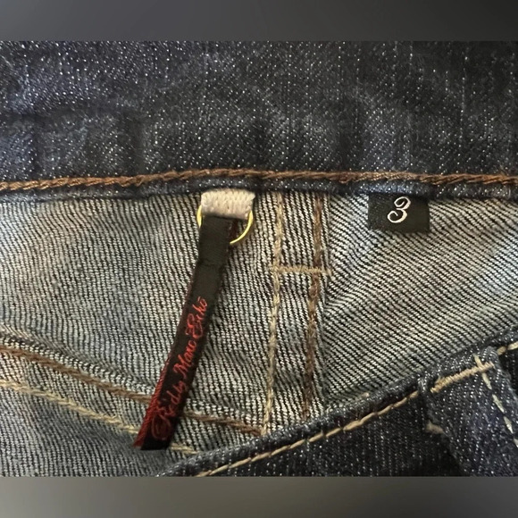 Red by Marc Ecko Denim Blue Jeans. Y2K  Dark Wash Bootcut Sz 3 - Picture 8 of 13